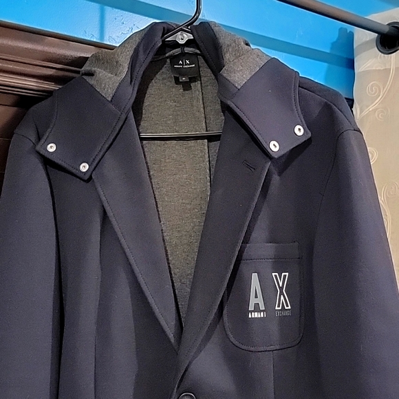 Mens armani exchange blazer navy - Picture 2 of 4